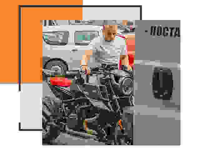 Перевозка мотоцикла по России - Услуги Перевозка-Тем